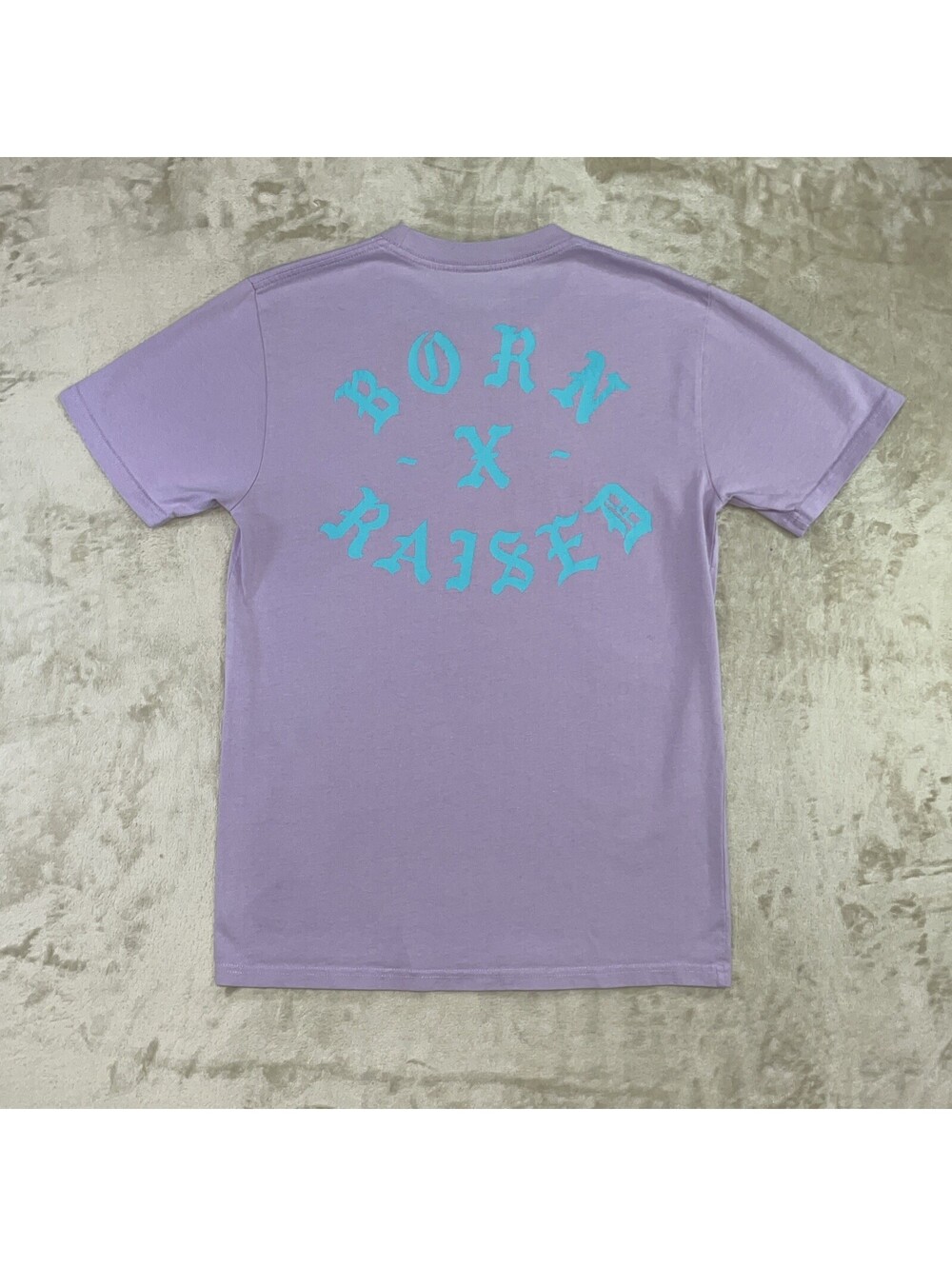 Born x Raised Rocker Tee 'Lavender Purple’ Streetwear Men S - Excellent Conditio